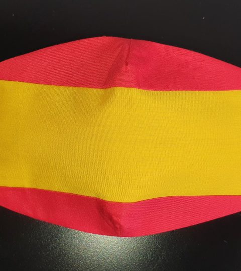 Mascarilla Doméstica Rojigualda De La Bandera De España